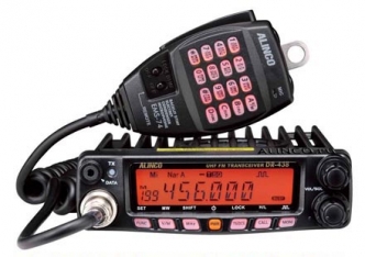 Alinco DR-438  RXTX: 400-470 МГц, 45/25/10 Вт, 200 каналов